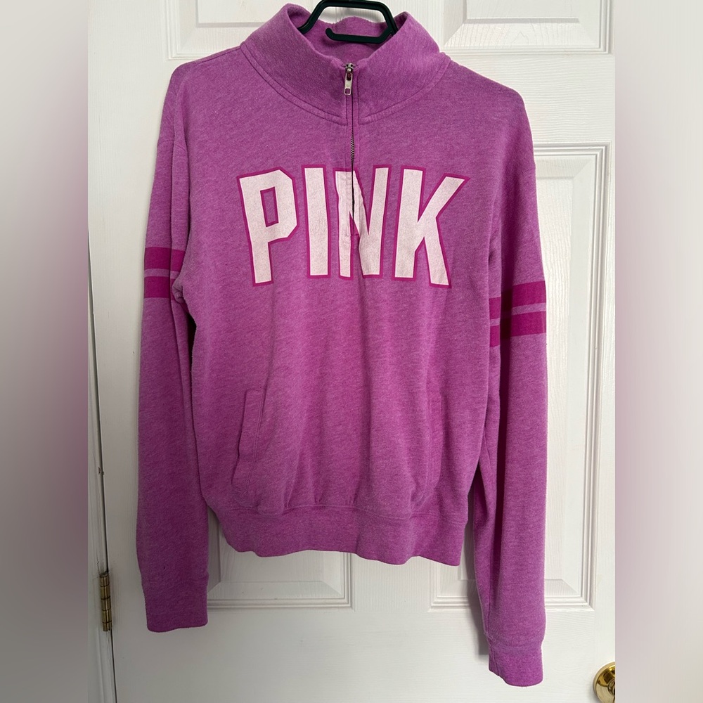 PINK Quarter Zip Sweater